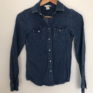 Denim blouse